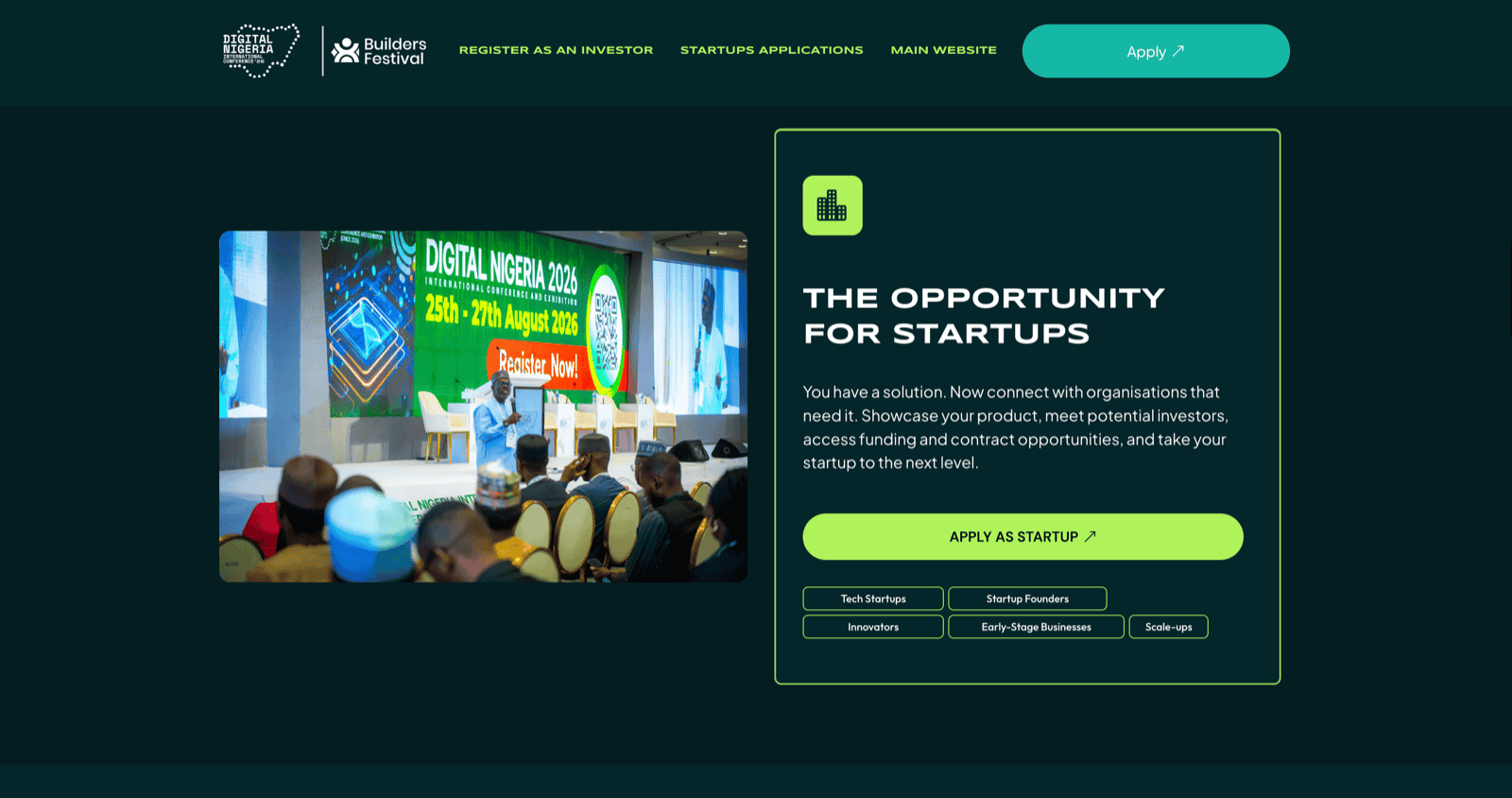 NITDA Tech Revolution Website