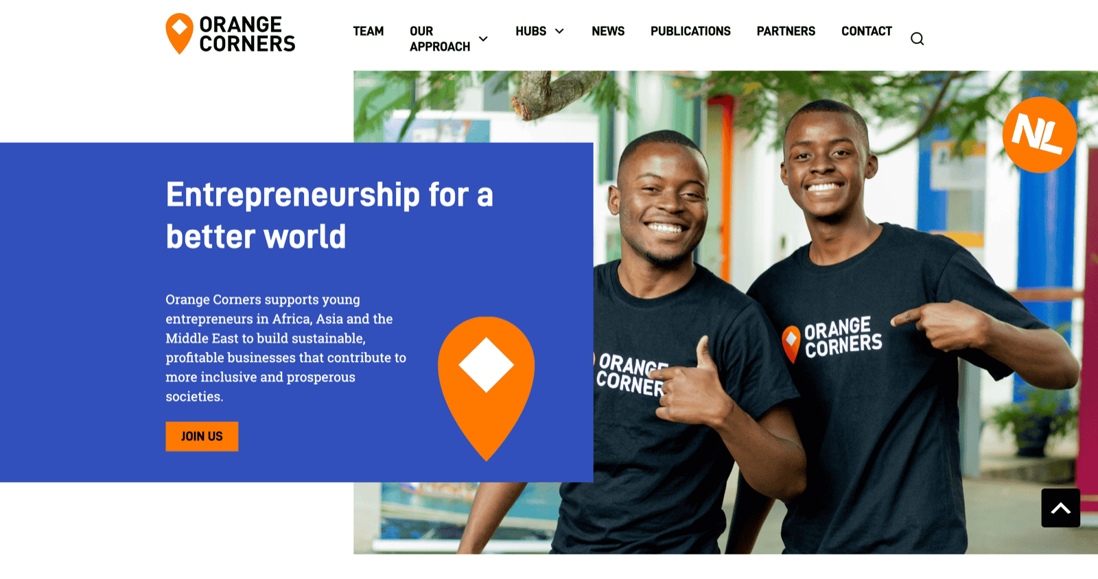 Orange Corners Website