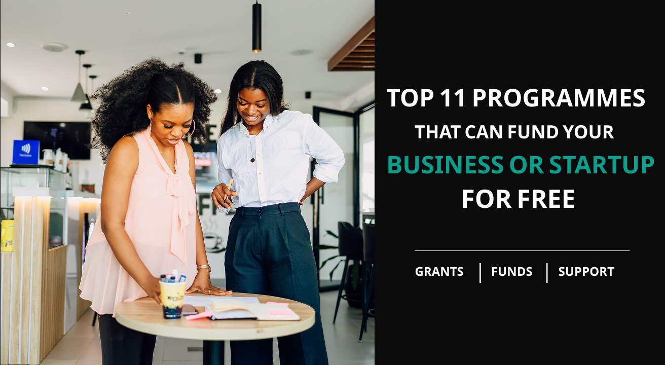 Cover image for Top 11 Programmes That Can Fund Your Business or Startup for Free